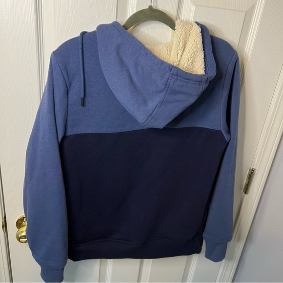 George Blue Color Blocked Hoodie - Picture 7 of 7